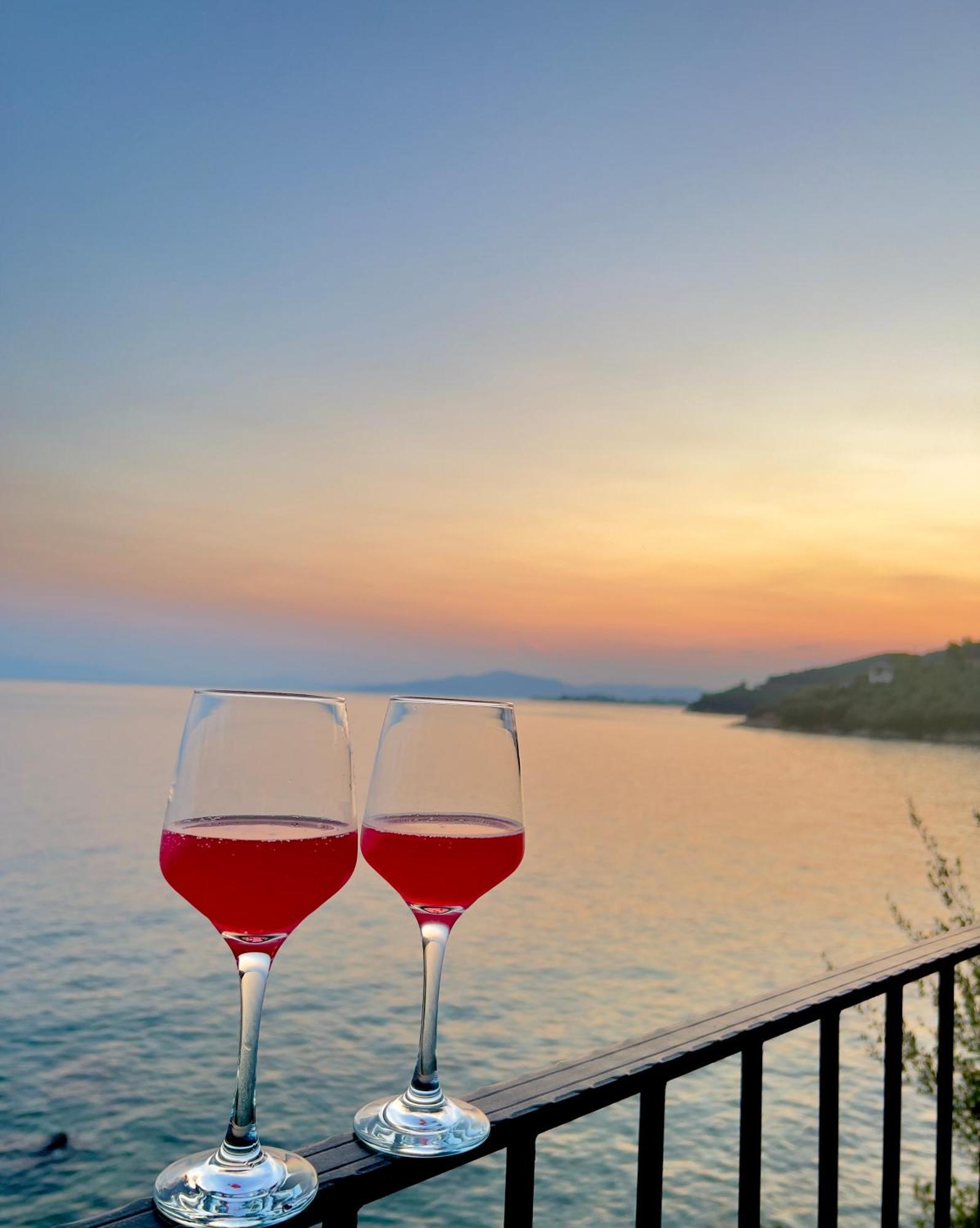Sunset Of Pelion Villa Kato Gatzea Buitenkant foto